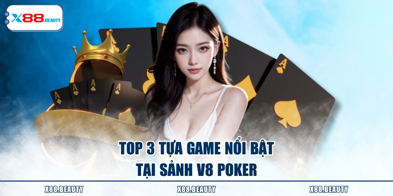 TOP 3 tựa game nổi bật tại sảnh V8 Poker